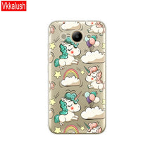 Load image into Gallery viewer, Case For Huawei Y3 2017 Case Soft Silicon Huawei Y3 2017 Transparent Back Cover 5.0'' TPU Y 3 2017 Phone Mobile Phone Bag