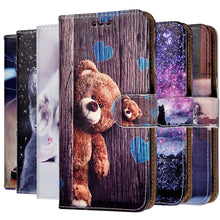 Load image into Gallery viewer, Cute Leather Phone Bag Case For Xiaomi Redmi 3S 4 4A 4X 5 Plus 5A 6A 6 Pro 7 7A 8 8A 9A Cover Animal Flower Cat Tiger Horse Bear