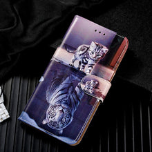 Load image into Gallery viewer, Cute Leather Phone Bag Case For Xiaomi Redmi 3S 4 4A 4X 5 Plus 5A 6A 6 Pro 7 7A 8 8A 9A Cover Animal Flower Cat Tiger Horse Bear