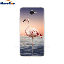 Load image into Gallery viewer, Case For Huawei Y7 2017 Case DUB-LX1 Silicone TPU Phone Cover For huawei y7 2019 Coqa y7 Print Painted Cat Flower Shells Bags