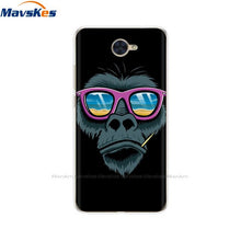 Load image into Gallery viewer, Case For Huawei Y7 2017 Case DUB-LX1 Silicone TPU Phone Cover For huawei y7 2019 Coqa y7 Print Painted Cat Flower Shells Bags