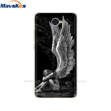 Load image into Gallery viewer, Case For Huawei Y7 2017 Case DUB-LX1 Silicone TPU Phone Cover For huawei y7 2019 Coqa y7 Print Painted Cat Flower Shells Bags