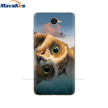 Load image into Gallery viewer, Case For Huawei Y7 2017 Case DUB-LX1 Silicone TPU Phone Cover For huawei y7 2019 Coqa y7 Print Painted Cat Flower Shells Bags