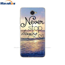 Load image into Gallery viewer, Case For Huawei Y7 2017 Case DUB-LX1 Silicone TPU Phone Cover For huawei y7 2019 Coqa y7 Print Painted Cat Flower Shells Bags