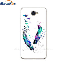Load image into Gallery viewer, Case For Huawei Y7 2017 Case DUB-LX1 Silicone TPU Phone Cover For huawei y7 2019 Coqa y7 Print Painted Cat Flower Shells Bags