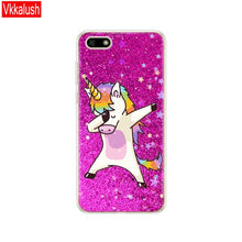 Load image into Gallery viewer, Silicon case For Huawei Honor 7A Case 5.45" inch Soft Tpu Phone Huawei Honor 7A 7 A DUA L22 Russian version Back Cover bag