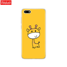 Load image into Gallery viewer, Silicon case For Huawei Honor 7A Case 5.45" inch Soft Tpu Phone Huawei Honor 7A 7 A DUA L22 Russian version Back Cover bag