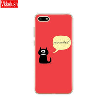 Load image into Gallery viewer, Silicon case For Huawei Honor 7A Case 5.45" inch Soft Tpu Phone Huawei Honor 7A 7 A DUA L22 Russian version Back Cover bag