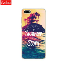 Load image into Gallery viewer, Silicon case For Huawei Honor 7A Case 5.45" inch Soft Tpu Phone Huawei Honor 7A 7 A DUA L22 Russian version Back Cover bag