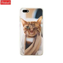 Load image into Gallery viewer, Silicon case For Huawei Honor 7A Case 5.45" inch Soft Tpu Phone Huawei Honor 7A 7 A DUA L22 Russian version Back Cover bag