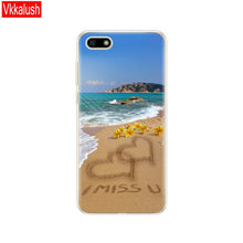 Load image into Gallery viewer, Silicon case For Huawei Honor 7A Case 5.45" inch Soft Tpu Phone Huawei Honor 7A 7 A DUA L22 Russian version Back Cover bag