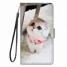 Load image into Gallery viewer, For Case Samsung Galaxy J4 Plus 2018 J4 Core J330 J310 J3 2016 2017 Leather Phone Cover Animal Floral Lovely Girl Boy Box O08F