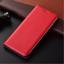 Load image into Gallery viewer, Genuine Leather Flip Standing Wallet Phone Bag For Nokia 8 Case For Nokia 7.1 Plus/Nokia 7.2 Wallet Magnetic Book Flip Case Capa