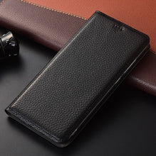 Load image into Gallery viewer, Genuine Leather Flip Standing Wallet Phone Bag For Nokia 8 Case For Nokia 7.1 Plus/Nokia 7.2 Wallet Magnetic Book Flip Case Capa