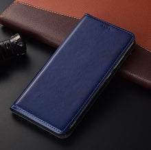 Load image into Gallery viewer, Genuine Leather Flip Standing Wallet Phone Bag For Nokia 8 Case For Nokia 7.1 Plus/Nokia 7.2 Wallet Magnetic Book Flip Case Capa