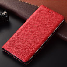 Load image into Gallery viewer, Genuine Leather Flip Standing Wallet Phone Bag For Nokia 8 Case For Nokia 7.1 Plus/Nokia 7.2 Wallet Magnetic Book Flip Case Capa