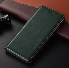 Load image into Gallery viewer, Genuine Leather Flip Standing Wallet Phone Bag For Nokia 8 Case For Nokia 7.1 Plus/Nokia 7.2 Wallet Magnetic Book Flip Case Capa