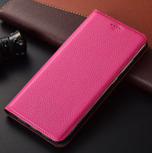 Load image into Gallery viewer, Genuine Leather Flip Standing Wallet Phone Bag For Nokia 8 Case For Nokia 7.1 Plus/Nokia 7.2 Wallet Magnetic Book Flip Case Capa