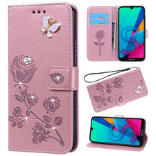 Load image into Gallery viewer, Coque Flower Rose Leather Case for Huawei Honor 5C 7A Pro 7X 7C Pro 8C 3X Play 3 4 4X G330 U8825D Silicone Soft Cover