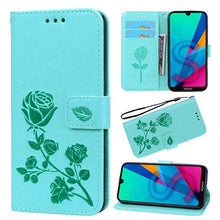 Load image into Gallery viewer, Coque Flower Rose Leather Case for Huawei Honor 5C 7A Pro 7X 7C Pro 8C 3X Play 3 4 4X G330 U8825D Silicone Soft Cover