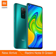 Load image into Gallery viewer, New Global Version Redmi Note 9 128GB 4GB Smartphone Helio G85 5020mAh battery 18W fast Charging 6.53" DotDisplay 48MP Camera