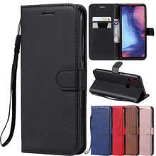 Load image into Gallery viewer, Flip Leather Case for Fundas Huawei Y6 2019 case For Y6(2019) Coque Huawei Y 6 Y6 Prime 2019 Book Wallet Cover Mobile Phone Bag