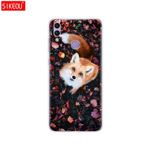 case for huawei honor 8C Case 6.26'' inch Silicon Soft TPU Back Cover for huawei honor 8c Protect Phone cases shell Coque bags