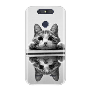 Phone Case For Zte Blade V8 Mini 5.0 Inch Soft Silicone TPU Cute Cartoon Painted Funda For Zte Blade V8 Mini Cover  Case