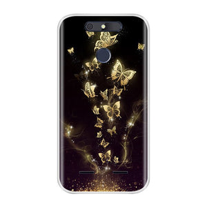 Phone Case For Zte Blade V8 Mini 5.0 Inch Soft Silicone TPU Cute Cartoon Painted Funda For Zte Blade V8 Mini Cover  Case