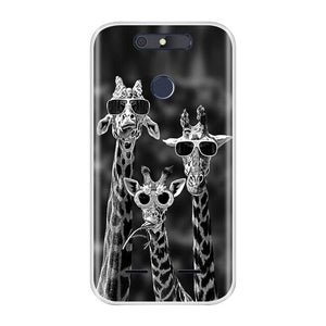 Phone Case For Zte Blade V8 Mini 5.0 Inch Soft Silicone TPU Cute Cartoon Painted Funda For Zte Blade V8 Mini Cover  Case