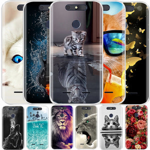 Phone Case For Zte Blade V8 Mini 5.0 Inch Soft Silicone TPU Cute Cartoon Painted Funda For Zte Blade V8 Mini Cover  Case