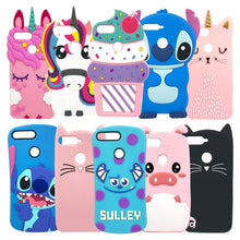 Load image into Gallery viewer, Cute 3D Stitch Cat Bag For Huawei Y6 2018 / Y6 Prime 2018 Case Silicon Cover Coque Funda For Huawei on Honor 7A Pro Phone Cases
