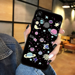 Case For Huawei P30 Lite Pro Nova 4 Y6 Pro Y9 2019 P Smart 2019 Matte Phone Case For Huawei Honor V20 10 Lite View 20 Cover Bag