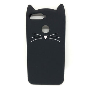 Cute 3D Stitch Cat Bag For Huawei Y6 2018 / Y6 Prime 2018 Case Silicon Cover Coque Funda For Huawei on Honor 7A Pro Phone Cases