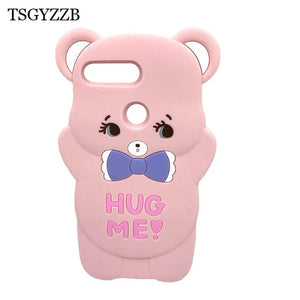 Cute 3D Stitch Cat Bag For Huawei Y6 2018 / Y6 Prime 2018 Case Silicon Cover Coque Funda For Huawei on Honor 7A Pro Phone Cases