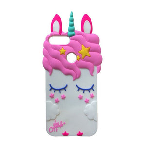 Cute 3D Stitch Cat Bag For Huawei Y6 2018 / Y6 Prime 2018 Case Silicon Cover Coque Funda For Huawei on Honor 7A Pro Phone Cases