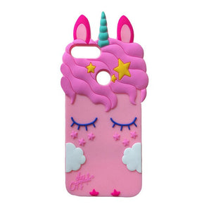 Cute 3D Stitch Cat Bag For Huawei Y6 2018 / Y6 Prime 2018 Case Silicon Cover Coque Funda For Huawei on Honor 7A Pro Phone Cases