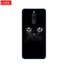 Load image into Gallery viewer, silicon case for xiaomi redmi 8 cases full protection soft tpu back cover on redmi 8 bumper hongmi 8 phone shell bag coque cat
