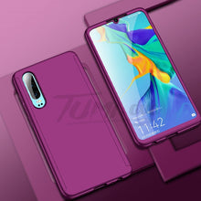 Load image into Gallery viewer, 360 Full Protective Phone Case for Huawei Y5 Y6 Y7 Y9 Prime 2019 P Smart Pluz Z P30 P20 Lite Pro Nova 2i 3 3i 4 Cover with Glass
