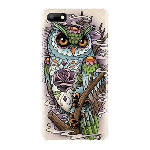 Phone Case For BQ Strike 5020 Soft Silicone TPU Cute Cat Painted Back Cover For BQS 5020 Strike  Case