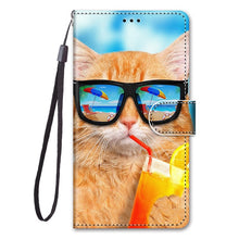 Load image into Gallery viewer, Leather Case For Samsung Galaxy J3 J5 2017 J3 2016 J4 2018 J4 Core j4 Plus Case Luxury Wallet Flip Cover Stand Cart Slot Holder
