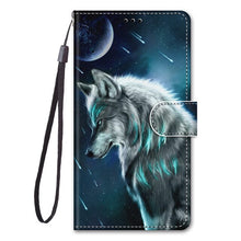 Load image into Gallery viewer, Leather Case For Samsung Galaxy J3 J5 2017 J3 2016 J4 2018 J4 Core j4 Plus Case Luxury Wallet Flip Cover Stand Cart Slot Holder
