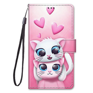 Leather Case For Samsung Galaxy J3 J5 2017 J3 2016 J4 2018 J4 Core j4 Plus Case Luxury Wallet Flip Cover Stand Cart Slot Holder