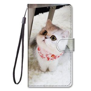 Leather Case For Samsung Galaxy J3 J5 2017 J3 2016 J4 2018 J4 Core j4 Plus Case Luxury Wallet Flip Cover Stand Cart Slot Holder