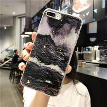 Load image into Gallery viewer, Lovebay Phone Case For iPhone 11 6 6s 7 8 Plus X XR XS Max Luxury Bling Gold Foil Marble Glitter Soft TPU For iPhone 11 Pro Max
