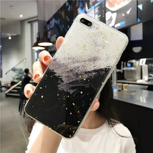 Load image into Gallery viewer, Lovebay Phone Case For iPhone 11 6 6s 7 8 Plus X XR XS Max Luxury Bling Gold Foil Marble Glitter Soft TPU For iPhone 11 Pro Max
