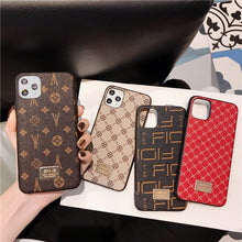 Load image into Gallery viewer, Luxury Brand Fashion Glitter Cute Phone Case Cortex LOGO  For IPhone 6 6S 7 8 Plus X XR XS 11 Pro Max For iPhone SE 2020

