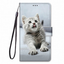 Load image into Gallery viewer, For Case Samsung Galaxy J6 Plus 2018 J530 J510 J5 2017 2016 Leather Phone Cover Animal Floral Lovely Girl Boy Magnetic Capa O08F
