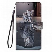 Load image into Gallery viewer, For Case Samsung Galaxy J6 Plus 2018 J530 J510 J5 2017 2016 Leather Phone Cover Animal Floral Lovely Girl Boy Magnetic Capa O08F
