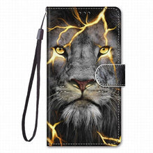 Load image into Gallery viewer, For Case Samsung Galaxy J6 Plus 2018 J530 J510 J5 2017 2016 Leather Phone Cover Animal Floral Lovely Girl Boy Magnetic Capa O08F
